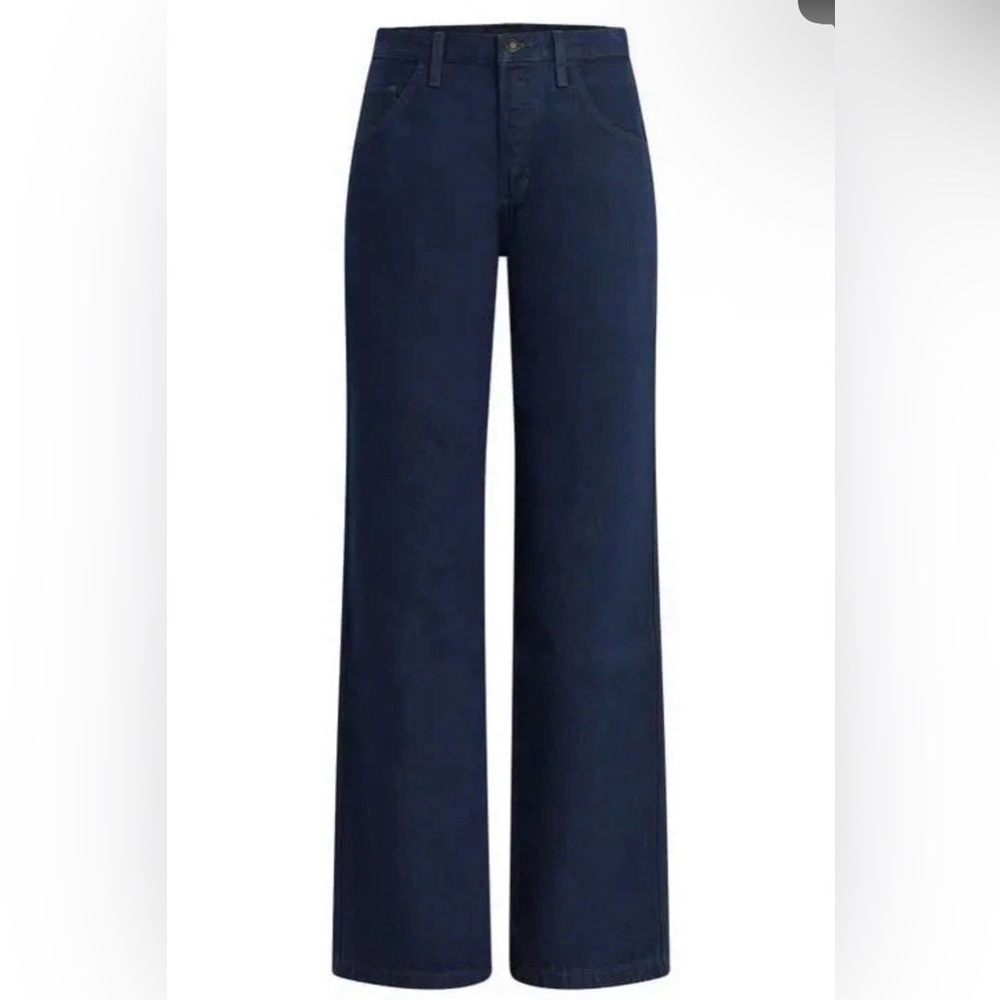 Favorite Daughter THE JENNIFER high rise loose straight denim jeans in Stout NWT